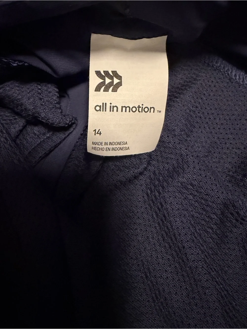 all in motion Navy Slim Performance Chinos